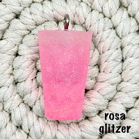 Dubbie rosa Glitzer